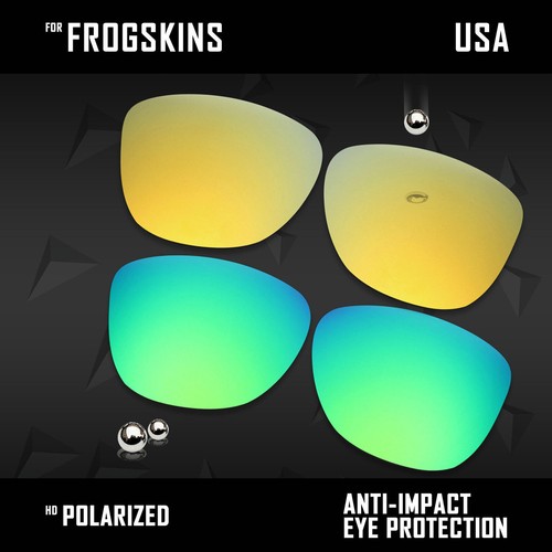 Anti Scratch Polarized Replacement Lenses for-Oakley Frogskins OO9013 Options - 第 67/78 張圖片