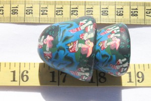 55mm-Fimo-Clay-Mushroom-Patch-Charm-Bead-Handcrafted-Pendant-Jewelry
