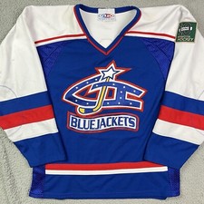 Vintage Cambridge Isanti Bluejackets Hockey Jersey High School Minnesota MN