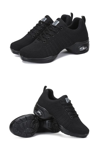 Women's# Jazz Shoes Lace-up Sneakers Breathable Split Sole Athletic Dance Shoes. - Picture 10 of 24