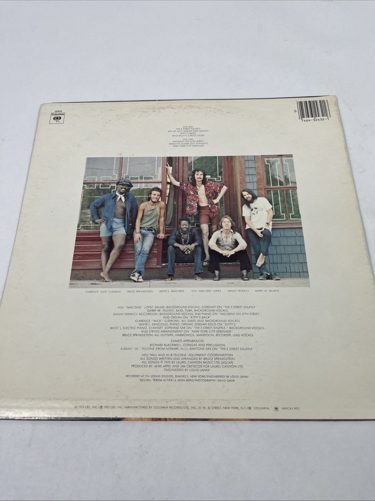 BRUCE SPRINGSTEEN The Wild The Innocent Vinyl Lp JC 32432 1973 Tested VG+ thumbnail 6