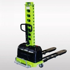 Carretilla elevadora eléctrica portátil de 500 kg elevadora eléctrica de carga automática apilador de palets