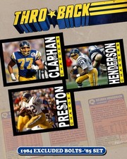 THROBACK custom Football Card Set 1985 San Di...