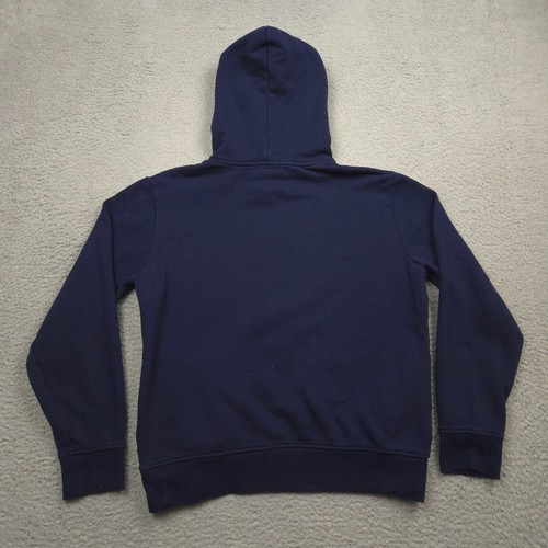 Polo Ralph Lauren Polo Bear Hoodie Mens M Navy Rugby Bear Sweatshirt - Picture 2 of 13