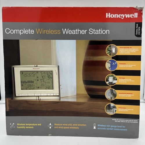 NEW Honeywell TE831W Complete Wireless Weather Station Forecasting Costco Item - Picture 1 of 8