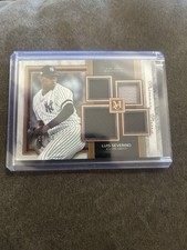 2020 Topps Museum Collection Luis Severino Quad Relic /75 SPQR-LS NY Yankees