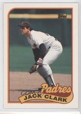1989 Topps Traded Box Set Jack Clark #20T m5x