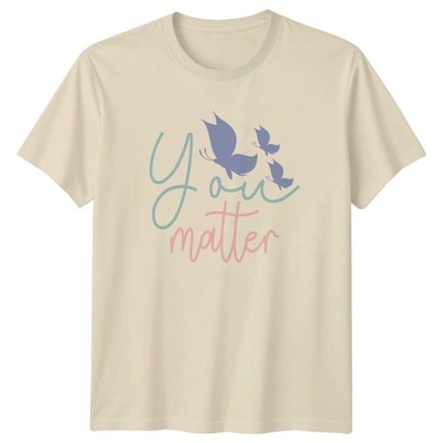 You Matter Damen T-Shirt Mental Health Awareness Motivation Geburtstag