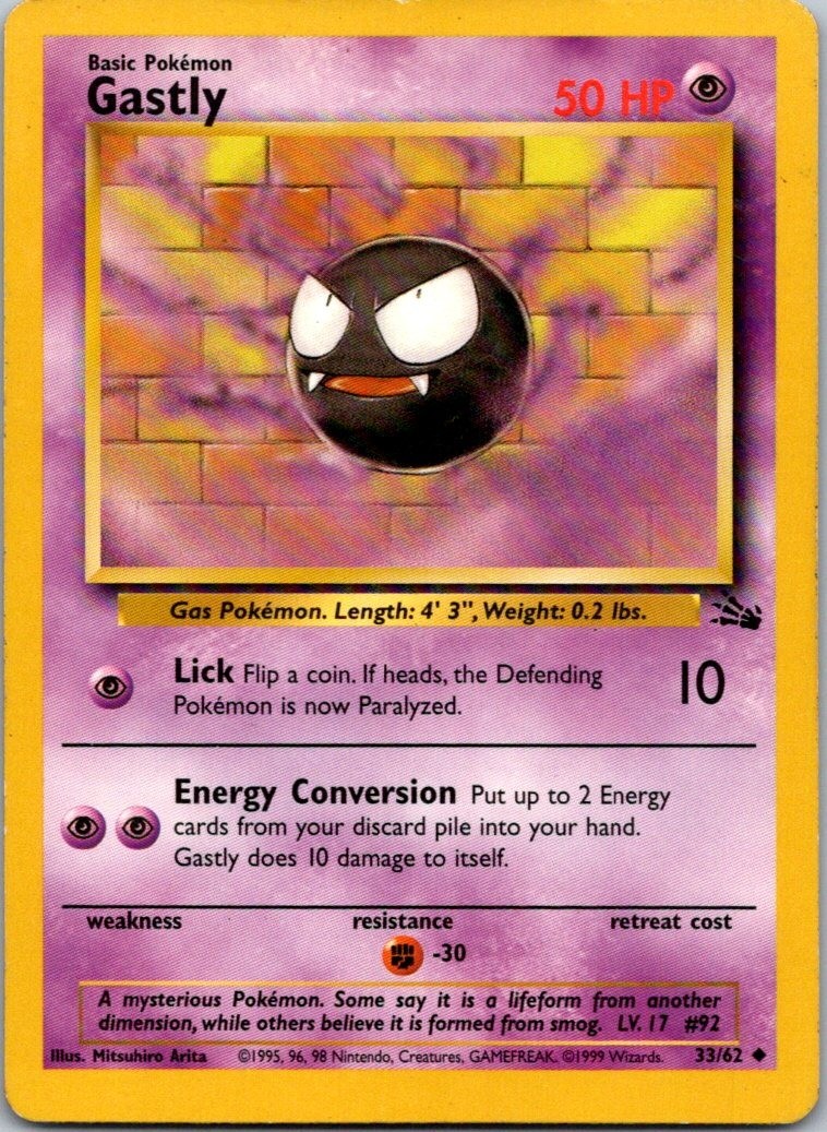Fossil #33/62 Gastly