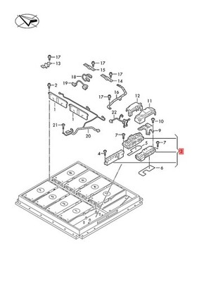 Genuine VW AUDI SKODA SEAT ID. Buzz Repair Set Minus box Plus box ...