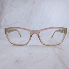 Cole Haan Womens Cat Eye Eyeglasses Crystal Sand Beige Pink CH5005 278 52-16-135