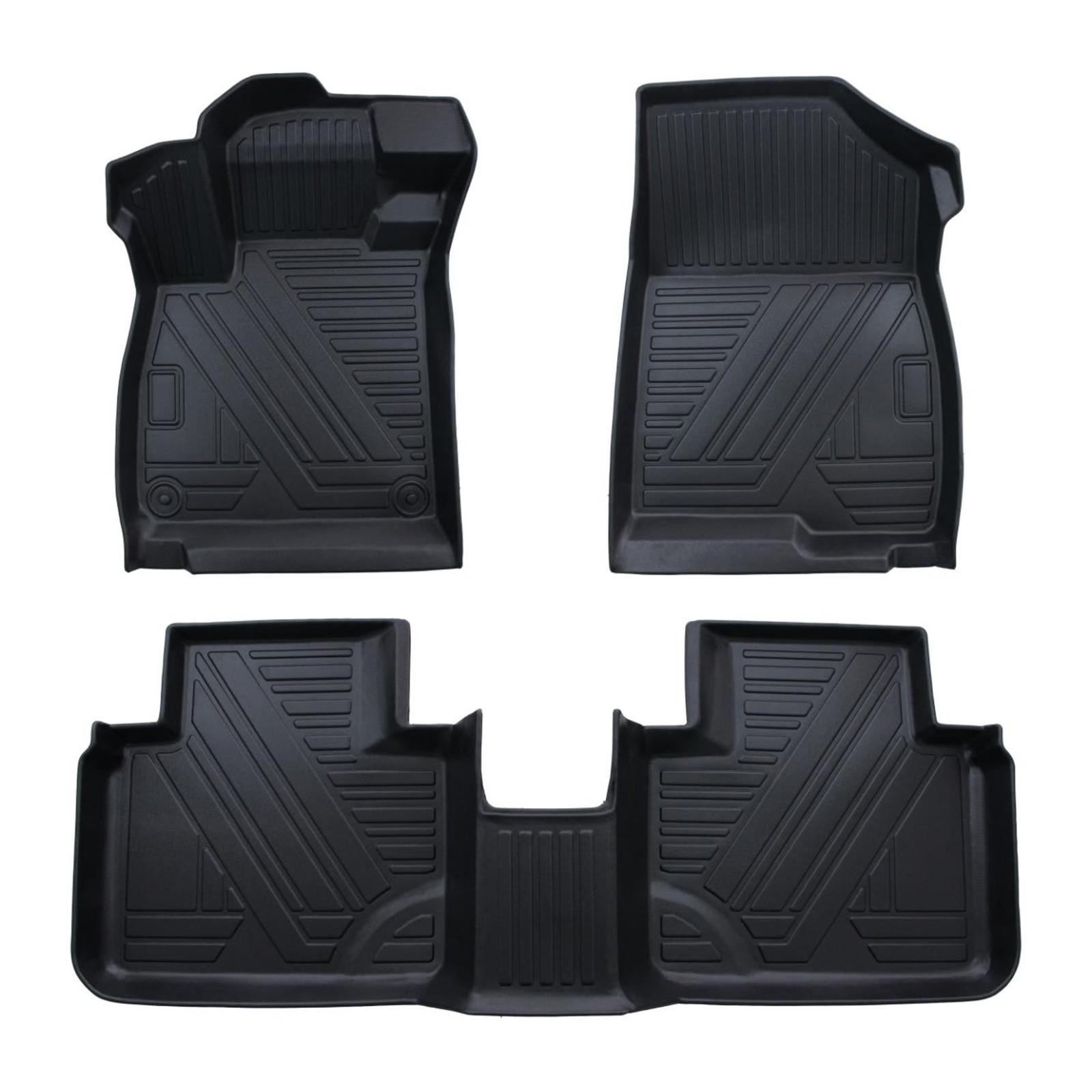 Heavy Duty TPE Floor Mats for 2018-2022 Honda Accord Front & Rear Rows