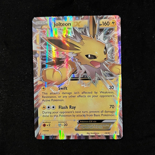 Jolteon EX 28/83 Generations Ultra Rare Holo English 2016 Pokemon TCG