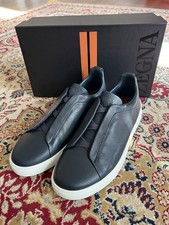 Triple Stitch Secondskin Zegna Sneaker Blue E...