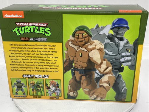 TMNT TRAAG & GRANITOR 7" PULGADAS 2 FIGURAS CONJUNTO PACK NECA NICKELODEON 2020 - Imagen 3 de 3
