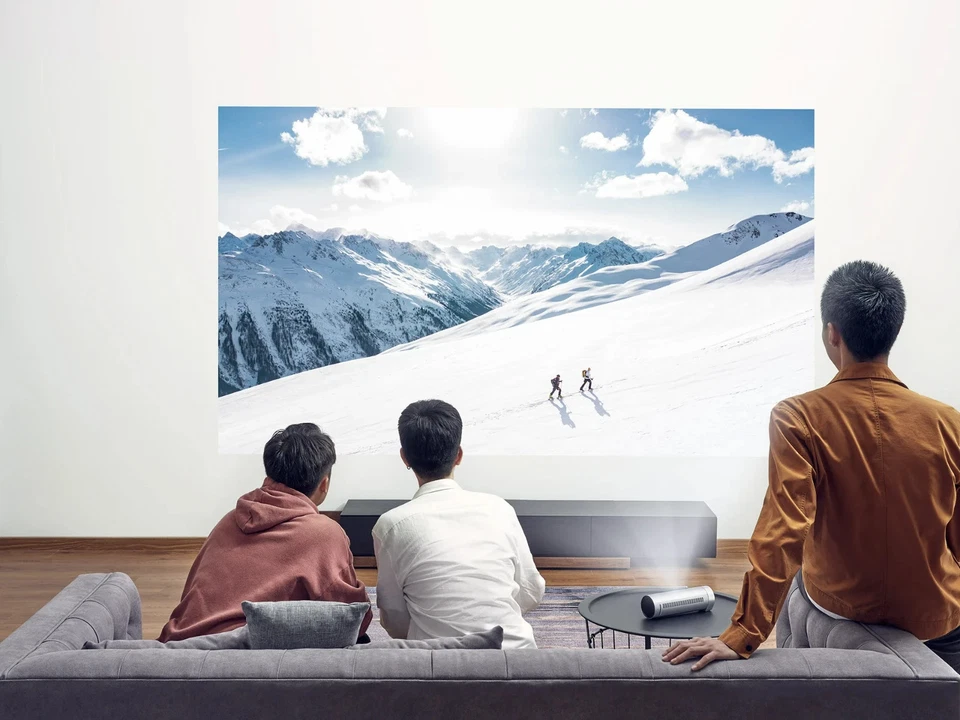 JMGO P3 Explorer Mini-WLAN-Projektor, 380 ANSI Lumen, wiederaufladbarer DLP 5G- - Bild 3 von 4