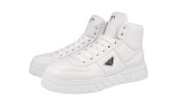 Prada Leder Downtown Cloud Nappa High-Top Sneaker - 2TE193 - Weiss - 11 45