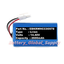 Battery for Miele 9702922 RX1-SJQL0 Scout RX2 60 Scout RX3 60 14.4v 2600mah 1PC