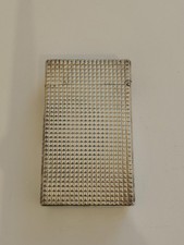 Accendino S.T. Dupont Ligne 1  Colore Argento Design a Diamante Vintage