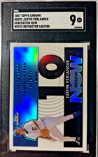 2007 Topps Chrome - Generation Now Justin Verlander #GN298 White Refractor /200