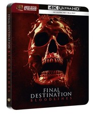 FINAL DESTINATION BLOODLINES Steelbook 3 'Alt Skull (4K UHD Blu-ray) (UK IMPORT)
