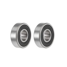 6000-2RS Ball Bearings Z2 10x26x8mm Double Sealed Carbon Steel 2pcs