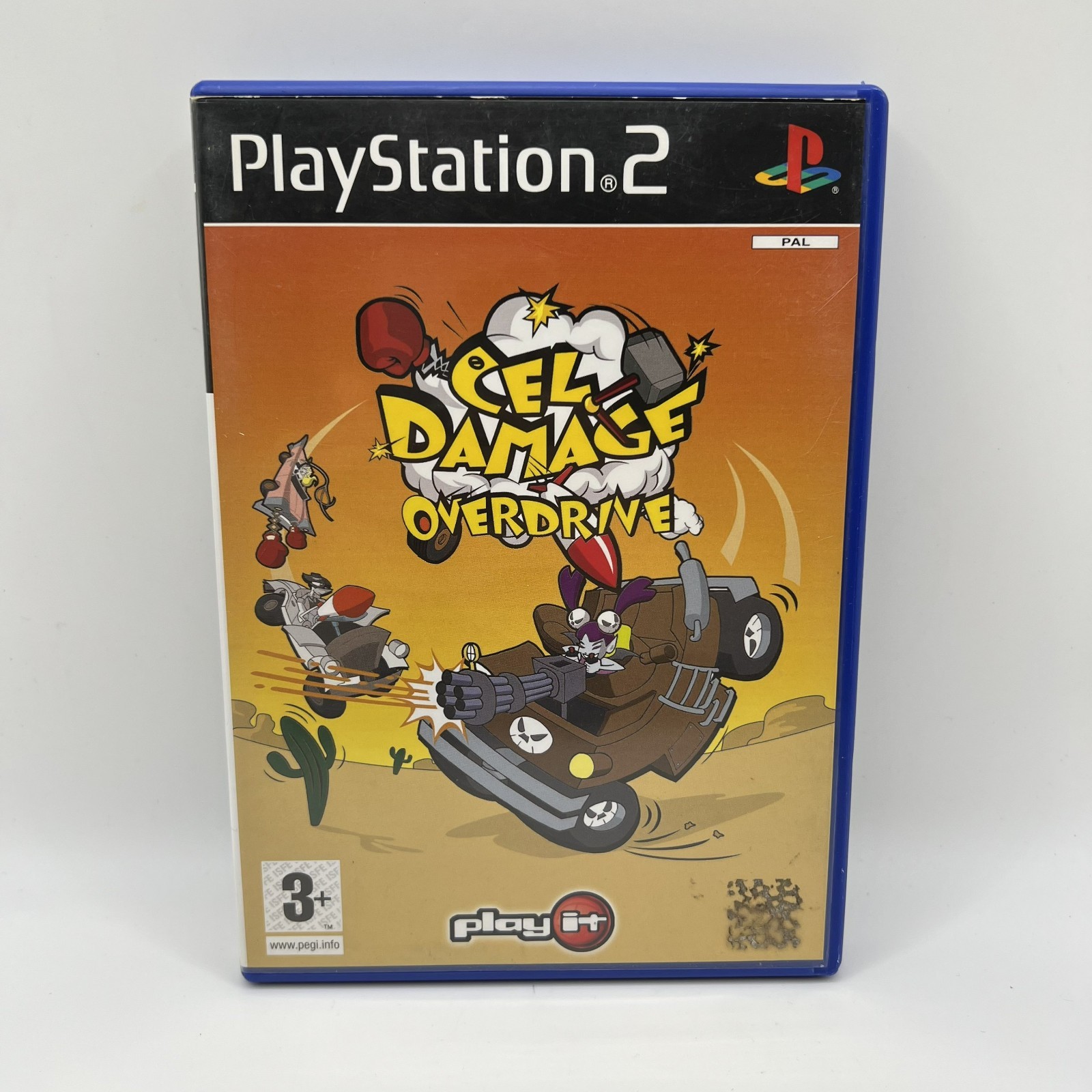 Cel Damage Overdrive PS2 Sony Playstation 2 PAL ITA Jeu Utilisé COMPLET