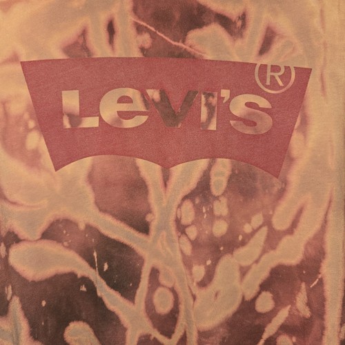 Original Distressed Vintage Levis Festival Tee Shirt Customised Blink Friction - Picture 2 of 6