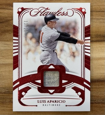 2024 Flawless Luis Aparicio Legendary Relic Ruby Red/ 20 Baltimore Orioles HOF
