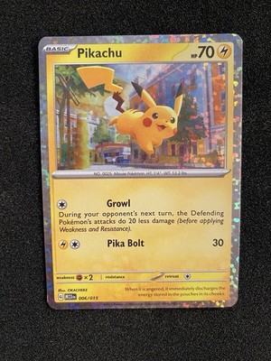 Pikachu 006/015 McDonald's 2023 Holo | eBay