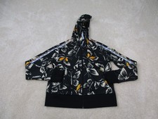 Adidas Hoodie Womens Extra Small Black Farm Rio Track Jacket Floral Ladies