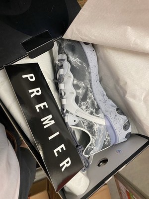 Size 10.5 - Nike Kendrick Lamar x React Element 55 Pure Platinum