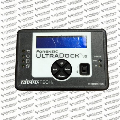 WIEBETECH FORENSIC ULTRADOCK V5 CRU-DATAPORT 31350-3209-0000 /03-006850B/no PS