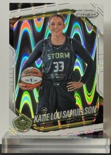 2025 Panini Prizm WNBA- Katie Lou Samuelson #82 White Seismic Prizm Storm