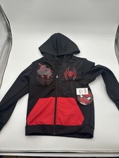 Spider Man Hoodie Full Zip Boy Size 8