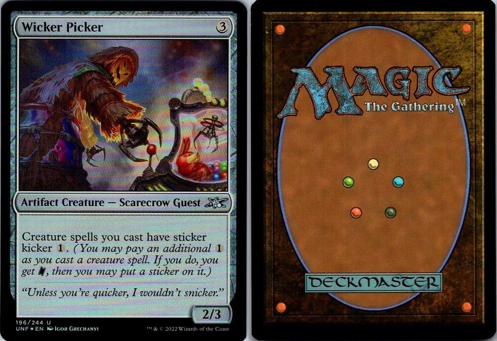 MTG WICKER PICKER 196 UNFINITY FOIL