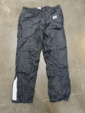 Vintage 80s 90s Union Jacks Pants Mens Medium Black Track Joggers Windbreaker