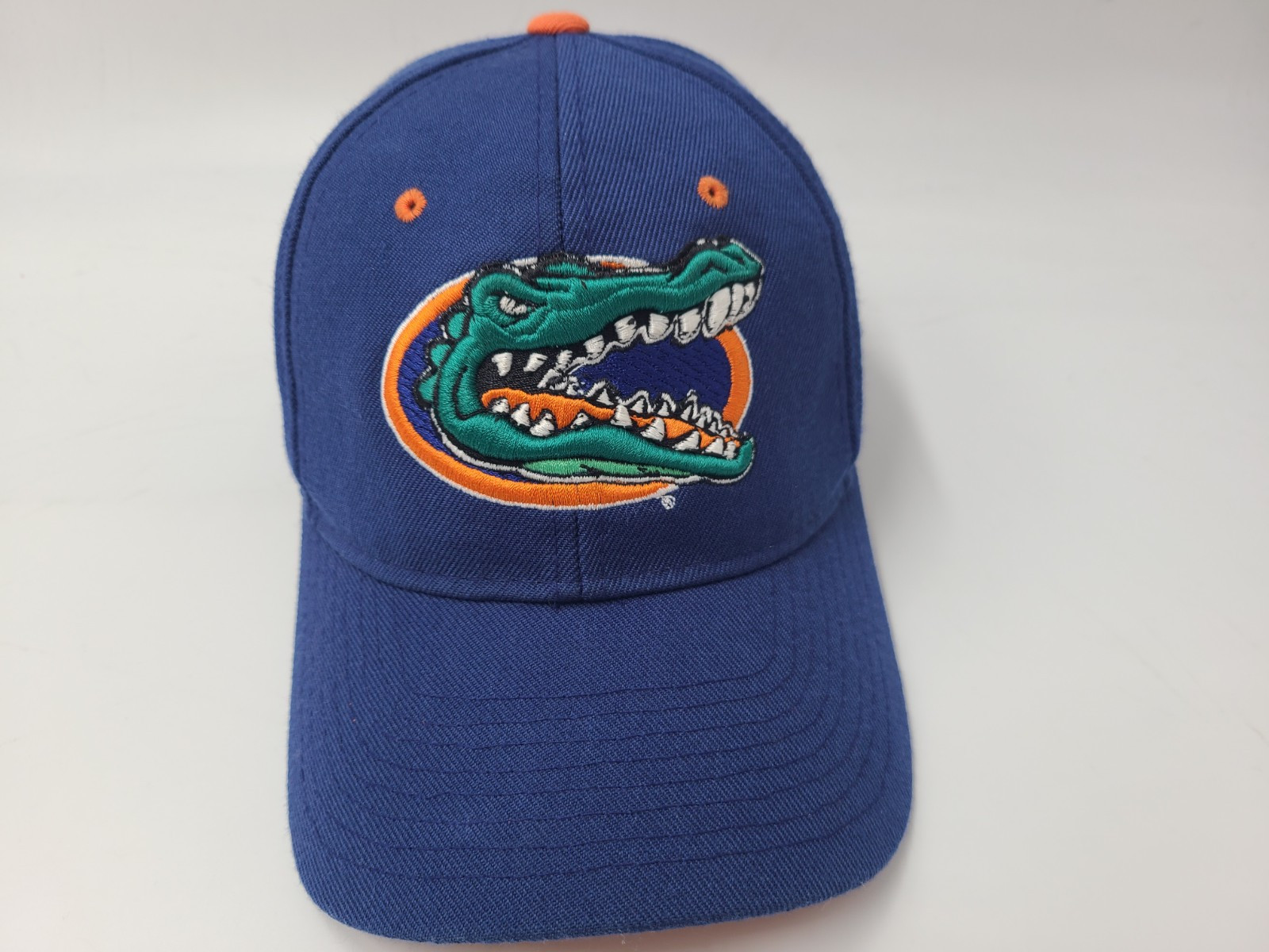 Florida Gators Zephyr Fitted Hat 7 1/4 Wool Blend NCAA Blue Cap