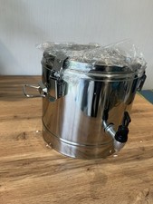 Insulated Hot & Cold Beverage Dispenser 10L Stainless Steel Double-Walled  New 