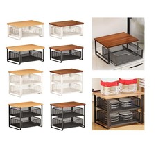 Printer Stand Small Printer Table Space Saving Pull Out Drawer Cosmetic