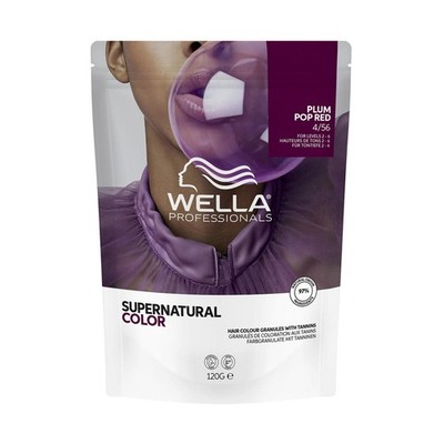 WELLA Supernatural Color Haarfarbe 4/56 PLUM POP RED 120G