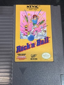 Rock 'n' Ball (NES, 1990), Box, Manual, and Sleeve