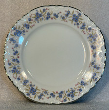 2 Hutschenreuther Porcelain 6-1/8" Bread Plate Mille Fleurs Selb Germany