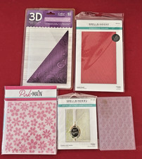 embossing folders for card making Pink Main Anna Griffin Spellbinders