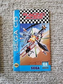 RACING ACES SEGA CD, 1993 COMPLETE CIB W/ REG CARD AND FOAM
