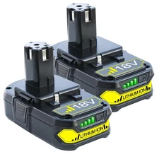 2Pack 3.0Ah Replacement for Ryobi 18V Battery P102 P103 P104 P105 P108 P190 P...