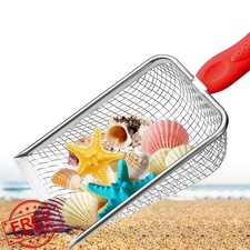 Apidgrowth Beach Mesh Shovel, Sand Sifter for Shell Collecting