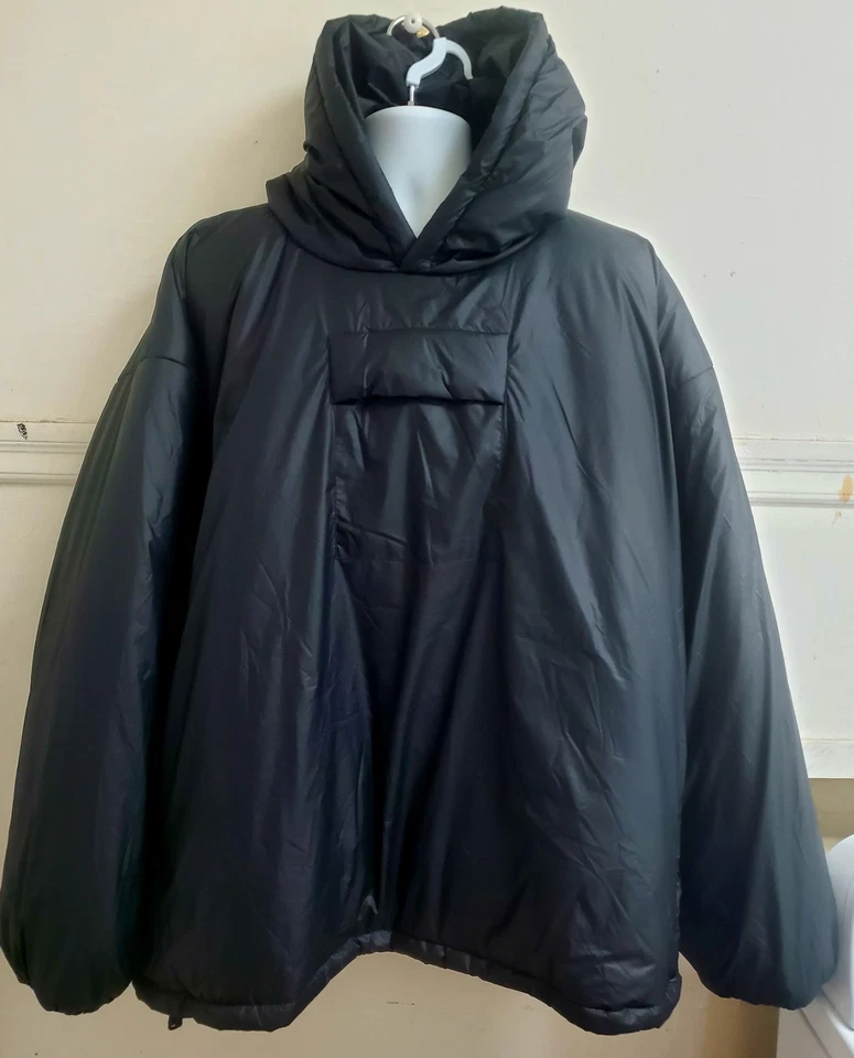 Yeezy GAP Mens Pullover Jacket  Large Black Hoodie Anorak Puffer Jacket Coat YZY - Image 4 of 4