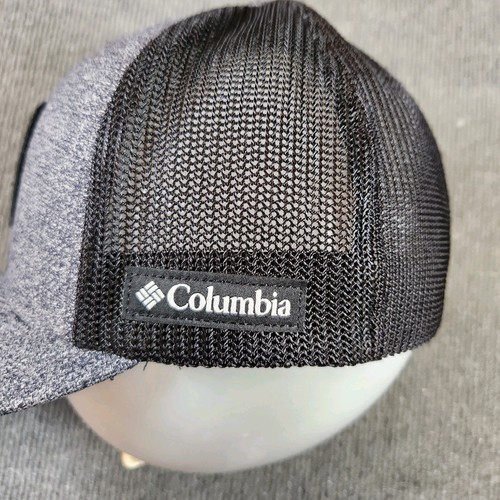 Columbia Spring Grove Hat Men S/M Flexfit Mesh Baseball Cap Fitted Stretch Gray - Picture 5 of 8