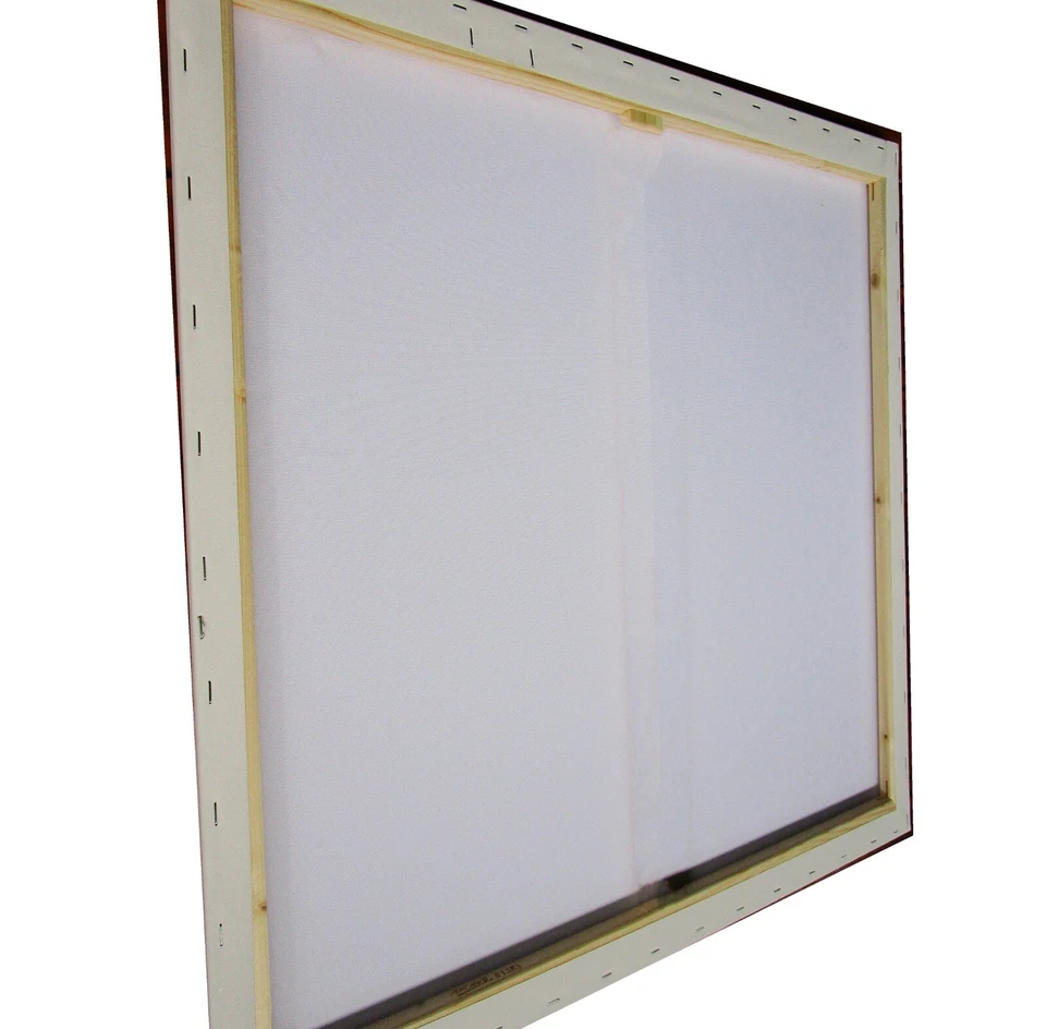 Palm fern leaf - tree Framed Canvas - abstract green painting art - 24" x 24" - Image 4 of 4